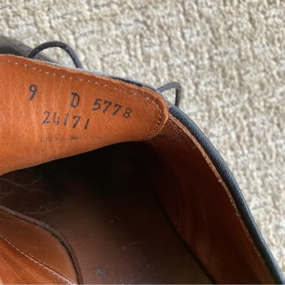 Allen Edmonds Black Dress Shoes 9 D
