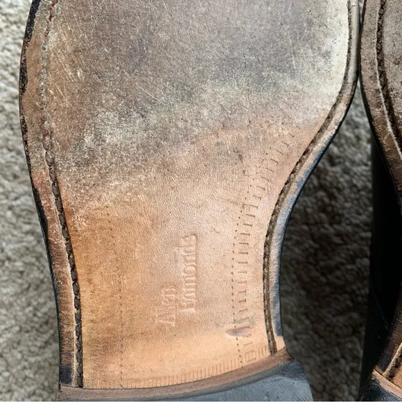 Allen Edmonds Black Dress Shoes 9 D