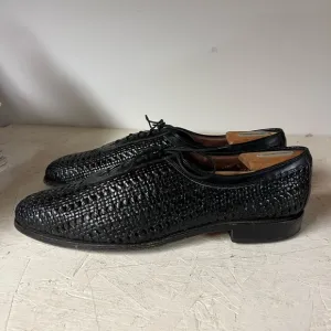 Allen Edmonds black woven dress shoes - size 11.5 D