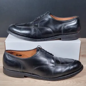 Allen Edmonds Bradley Derby Shoes Mens Size 16 Black Leather Split Toe Dress