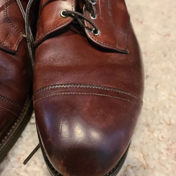 Allen Edmonds Brown Cap-Toe Oxford Lace-Up Dress Shoes Size 9 1/2 D