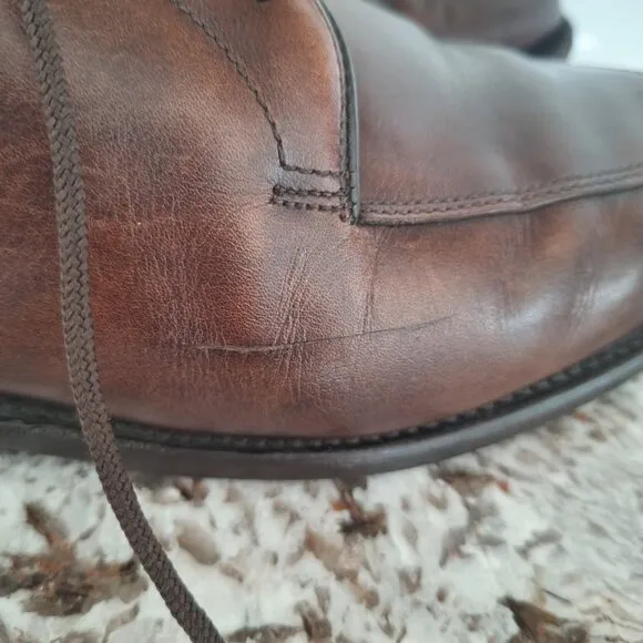 Allen Edmonds Brownk leather lace up dress shoes Size 10 D