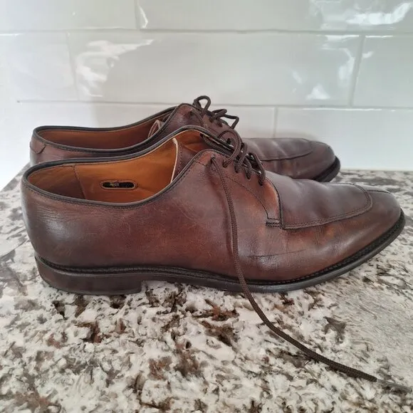 Allen Edmonds Brownk leather lace up dress shoes Size 10 D