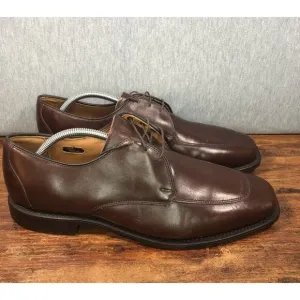 Allen Edmonds Burton Brown Leather‎ Apron Toe Mens Size 10 D Dress Shoes USA