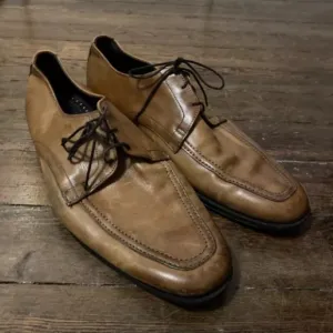 Allen Edmonds Calfskin Leather Tribeca Walnut Dress Shoes Sz 10 Lace Up