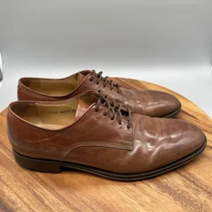 Allen Edmonds Corsico Oxfords Mens Size 11 D Brown Leather Dress Shoes Italy