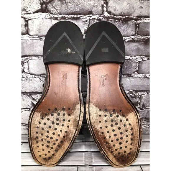 Allen Edmonds Dawson Brown Leather Derby Blucher Bicycle Dress Shoes Men Sz 13D