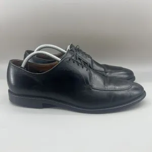 Allen Edmonds Delray Men Size 10.5 B Shoes Black Leather Split Toe Oxford 9564