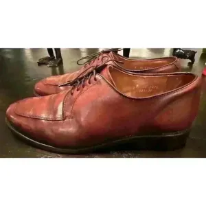 Allen Edmonds Delray‎ Men's Dress Shoes Brown Leather Lace Up 1298 Size 93E Used