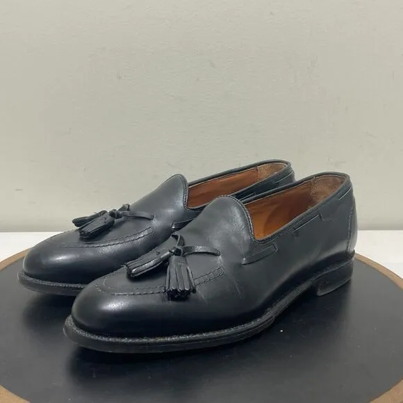 Allen Edmonds Dress Shoe Size 8 D Acheson 8018 Black Tassel Loafer Office