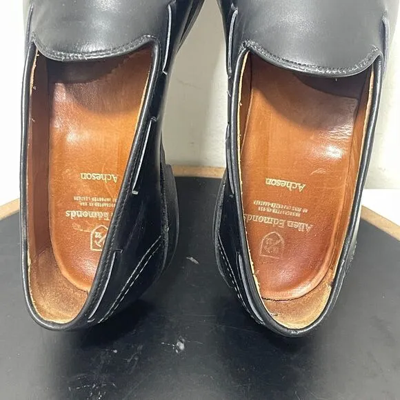 Allen Edmonds Dress Shoe Size 8 D Acheson 8018 Black Tassel Loafer Office