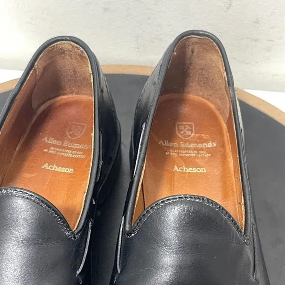Allen Edmonds Dress Shoe Size 8 D Acheson 8018 Black Tassel Loafer Office