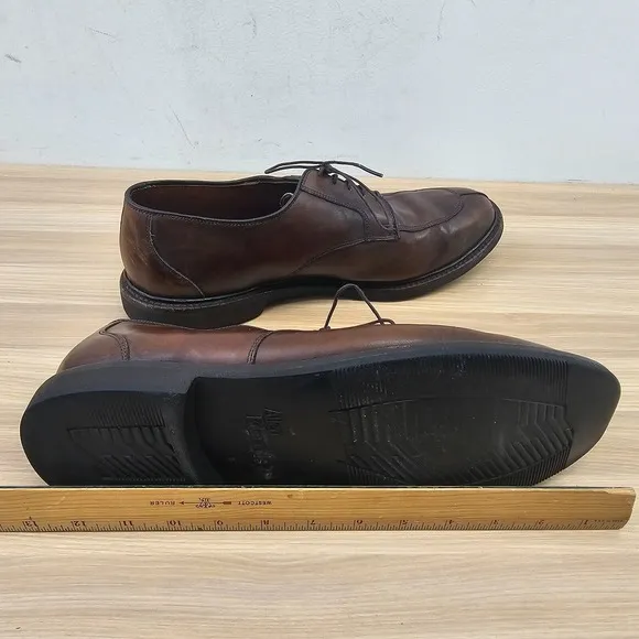 Allen Edmonds Dress Shoes Men 12 D Dark Walnut Split Toe Oxford Blucher High End