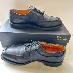 Allen Edmonds Dress Shoes Men's Stockbridge Black Leather Split Toe Size 9