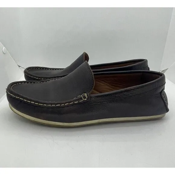Allen Edmonds Driving Loafer Dark Brown Leather Men's Sz 8 D 60412 Casual Shoes