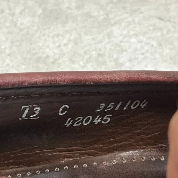Allen Edmonds Enfield Men's Tassel Loafers Dress Shoes Size 13 C Leather Brown