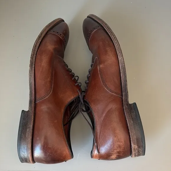 Allen Edmonds Fifth Avenue Oxford Cap Toe Dress Shoes Dark Chili 5737 10.5 D