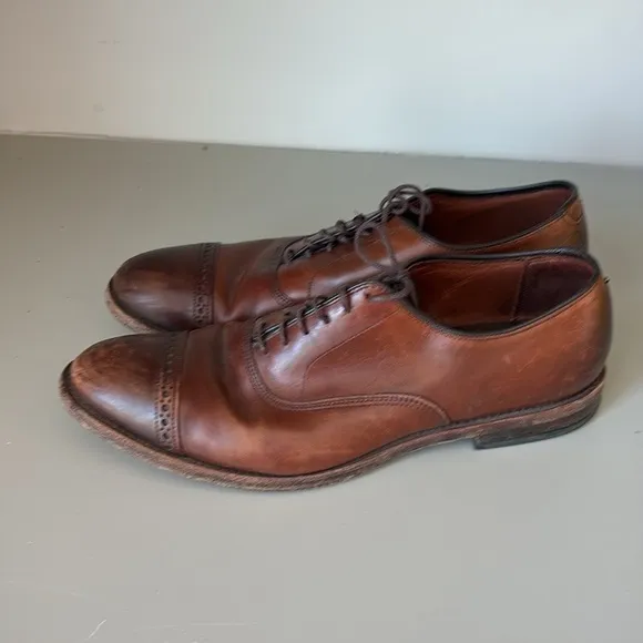 Allen Edmonds Fifth Avenue Oxford Cap Toe Dress Shoes Dark Chili 5737 10.5 D