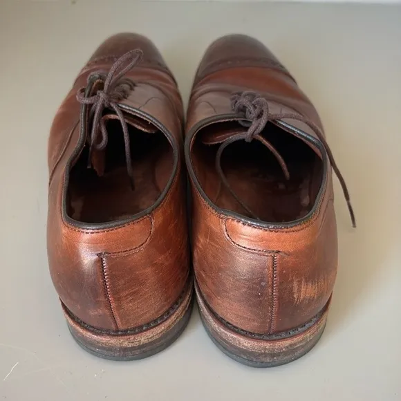 Allen Edmonds Fifth Avenue Oxford Cap Toe Dress Shoes Dark Chili 5737 10.5 D