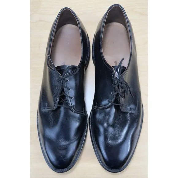 Allen Edmonds Globetrotter Derbys Oxfords Dress Shoes Mens Size 10.5 D Black