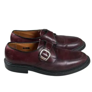Allen Edmonds Halsted‎ Burgundy Monk Strap Dress Shoes Size 9 D