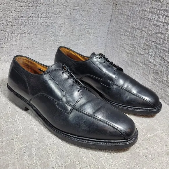 Allen Edmonds Hillcrest Men's 11.5D Black Leather Oxford Dress Shoes 5904 USA