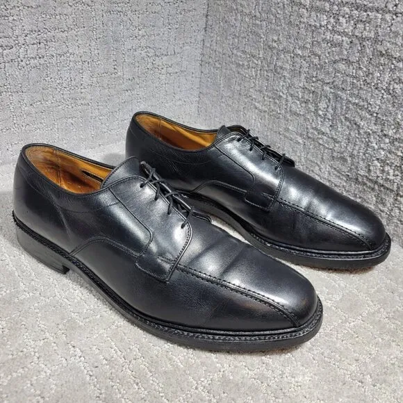 Allen Edmonds Hillcrest Men's 11.5D Black Leather Oxford Dress Shoes 5904 USA