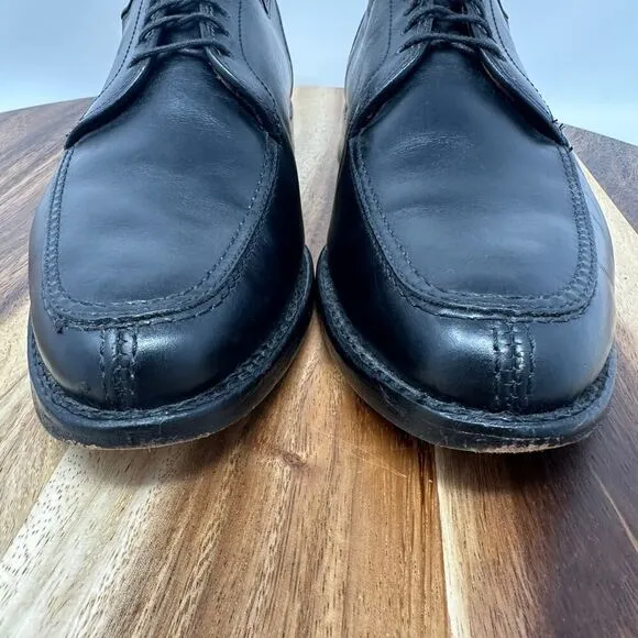 Allen Edmonds Lasalle Men’s Size 9D Split Toe Black Leather Derby Dress Shoes