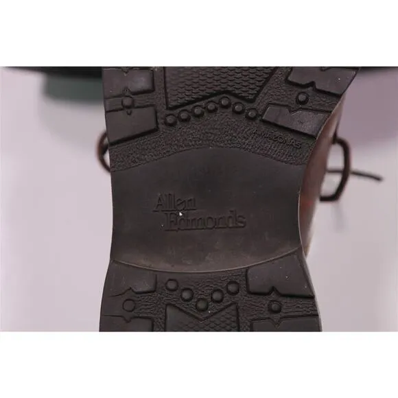 Allen Edmonds Mapleton Dark Brown Bicycle Toe Oxford Dress Shoes Men's US 8.5 D
