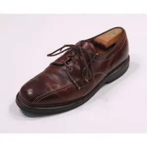 Allen Edmonds Mapleton Dark Brown Bicycle Toe Oxford Dress Shoes Men's US 8.5 D
