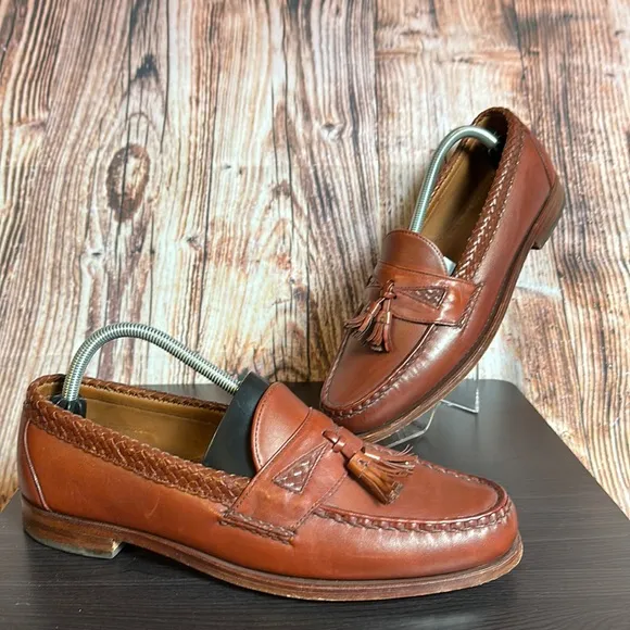 Allen Edmonds Maxfield Leather Tassel Loafers Mens Sz 11B