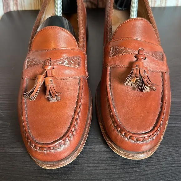 Allen Edmonds Maxfield Leather Tassel Loafers Mens Sz 11B