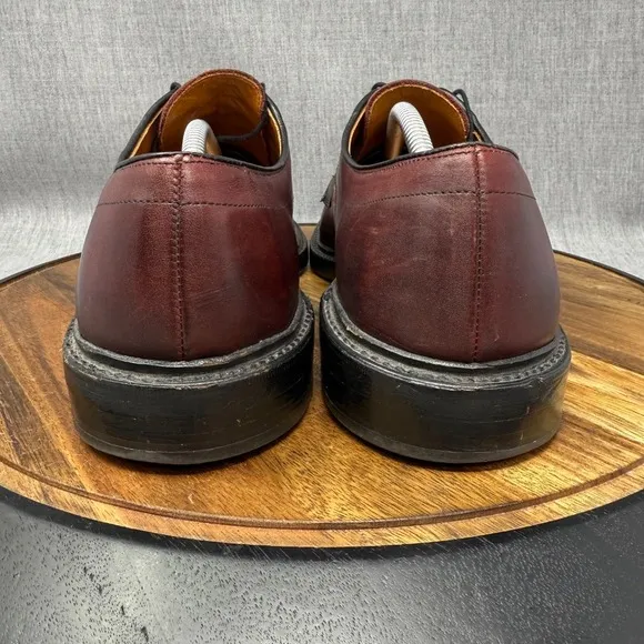Allen Edmonds Men's 12 B Narrow &quot;Hillcrest&quot; Oxford Dress Shoes Burgundy Leather