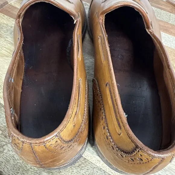 Allen Edmonds Men's 12 D Jermyn Shoes Walnut/Brown Leather Made In USA Tassels