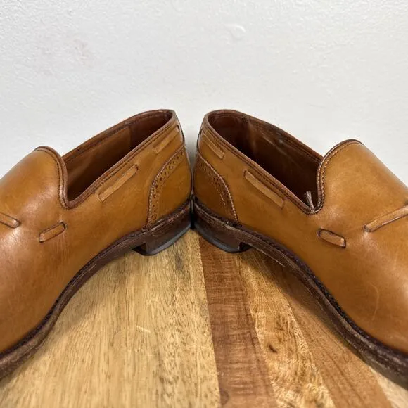 Allen Edmonds Men's 12 D Jermyn Shoes Walnut/Brown Leather Made In USA Tassels