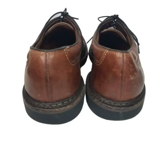 Allen Edmonds Mens 9.5 Wilbert Brown Leather Lace
