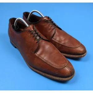 ALLEN EDMONDS Mens LaSalle Split Toe Chili Brown Oxford Dress Shoes Size 10 B