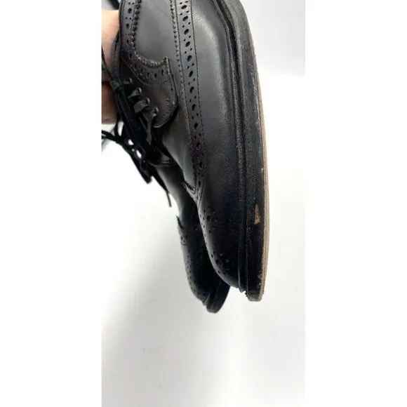 Allen Edmonds Men’s Regent Street Wingtip Brogue Oxford Dress Shoe Black Size 8D