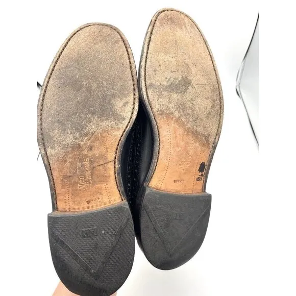 Allen Edmonds Men’s Regent Street Wingtip Brogue Oxford Dress Shoe Black Size 8D