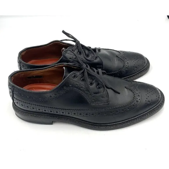 Allen Edmonds Men’s Regent Street Wingtip Brogue Oxford Dress Shoe Black Size 8D