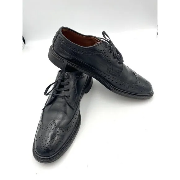 Allen Edmonds Men’s Regent Street Wingtip Brogue Oxford Dress Shoe Black Size 8D