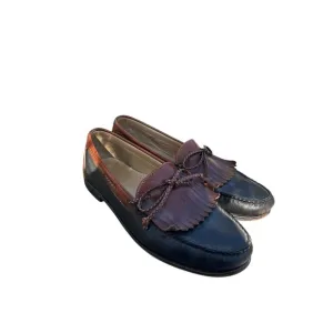 Allen Edmonds Nottingham Slip-On Loafer Shoes Keltie Moc Brown Black, Size 12D‎