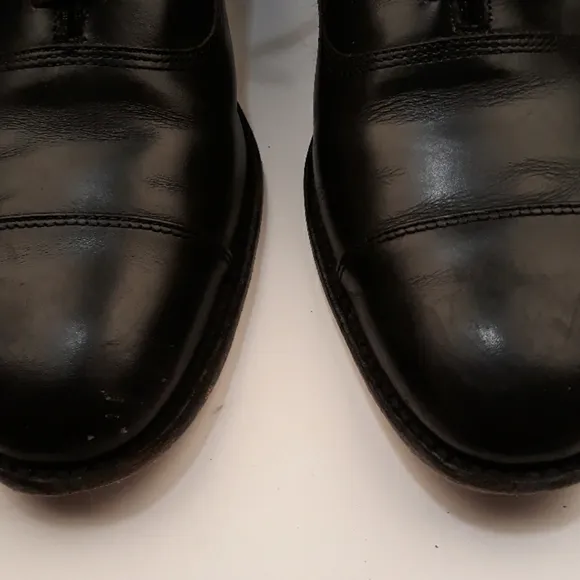 ALLEN EDMONDS Park Avenue Black Leather Sz 11 B Mens‎ Dress Shoes