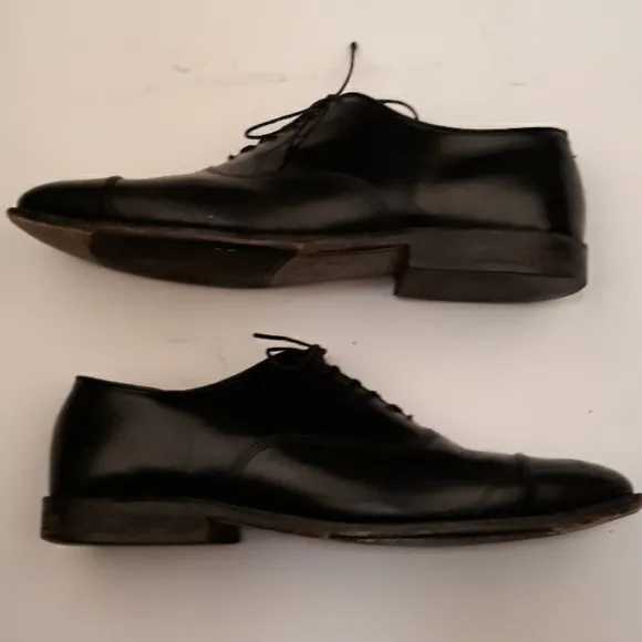 ALLEN EDMONDS Park Avenue Black Leather Sz 11 B Mens‎ Dress Shoes