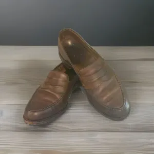 Allen Edmonds Penny Loafers Mens‎ Size 10 Randolph Brown Leather Shoes