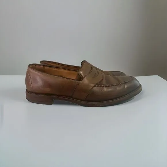 Allen Edmonds Penny Loafers Mens‎ Size 10 Randolph Brown Leather Shoes