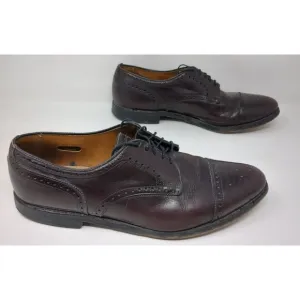 Allen Edmonds‎ Sanford 5277 Burgundy Cap Toe Oxford Dress Shoes Men's Size 11 B