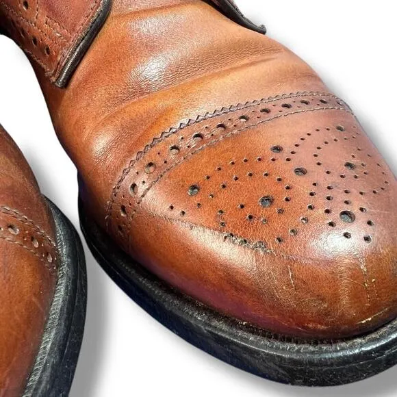Allen Edmonds Sanford Cap-Toe Brogue Oxford Dress Shoes 9.5