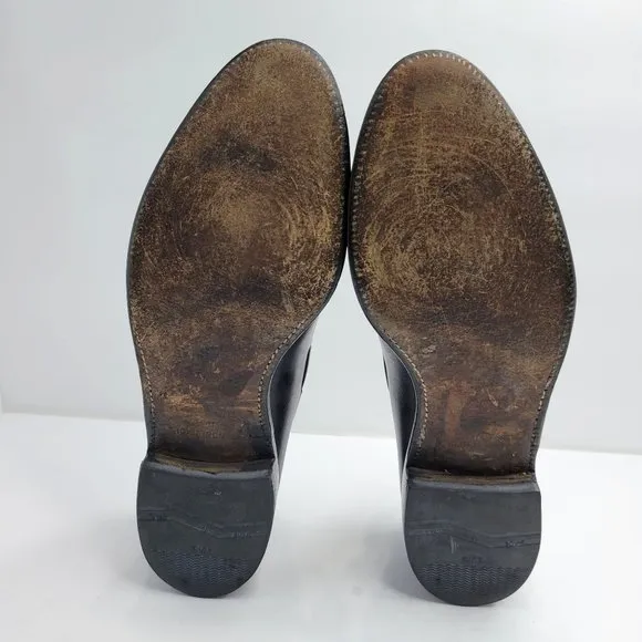 Allen Edmonds Saratoga 8703 Black Leather Loafers Men's Dress Shoes US Size 12A