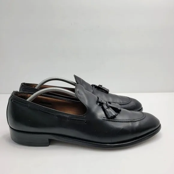 Allen Edmonds Saratoga 8703 Black Leather Loafers Men's Dress Shoes US Size 12A